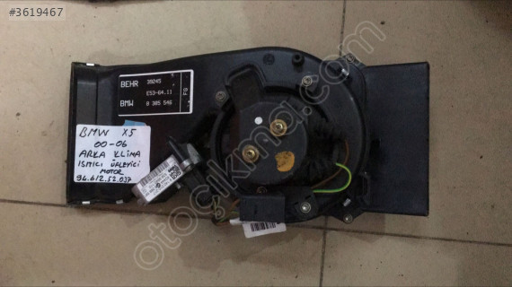 BMW X5 00-06 ARKA KLİMA ISITICI ÜFLEYİCİ MOTOR 94.612.52.037