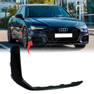 Audi A6 Sağ Tampon Kapağı Çıtası Parlak Siyah 2022-2025 4K0807968