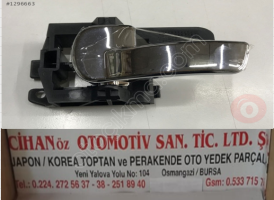 Nissan Qashqai Sol İç Kapı Kolu 2007 2014