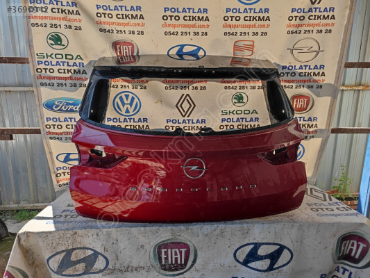 Opel grandland bagaj kapağı