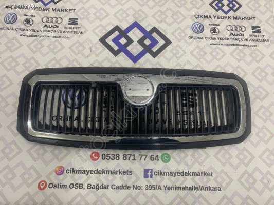 SKODA FABIA 2005-2008 ÖN PANJUR IZGARASI KROM 6Y0853668B SIFIR