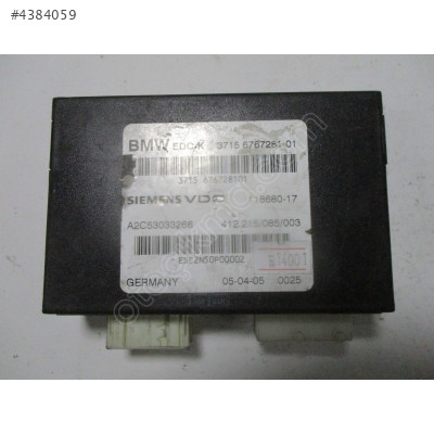 Bmw E65 E66 E67 Süspansiyon Kontrol Beyni 37156767281-01 EDC-K