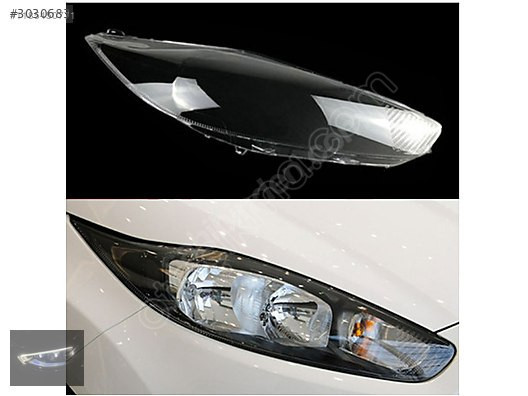 FORD FİESTA DÜZ TİP SAĞ FAR CAMI SIFIR 2013-2018