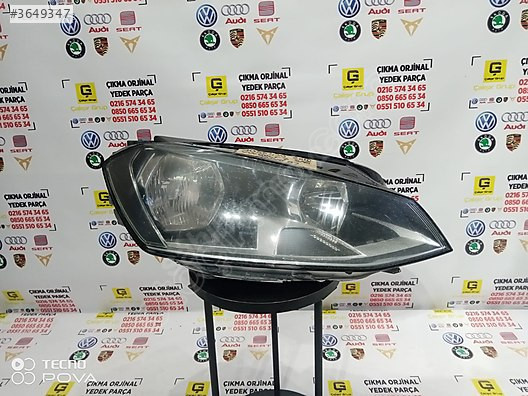 VOLKSWAGEN GOLF 7 SAĞ ÖN FAR ÇIKMA SÖKME YEDEK PARÇA