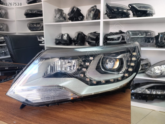 VW TİGUAN SOL FAR LEDLİ MERCEKLİ ORJİNAL ÇIKMA