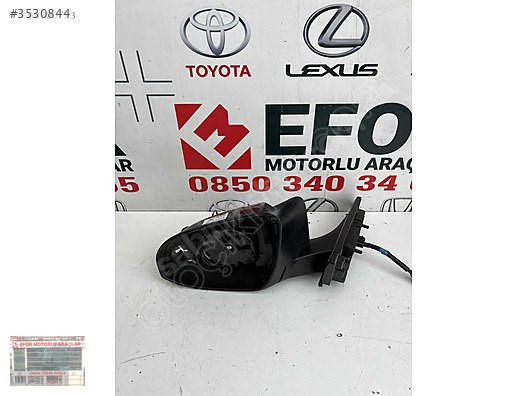 TOYOTA CHR SOL KATLANIR AYNA ORJİNAL YEDEK PARÇA 16-23 MODEL