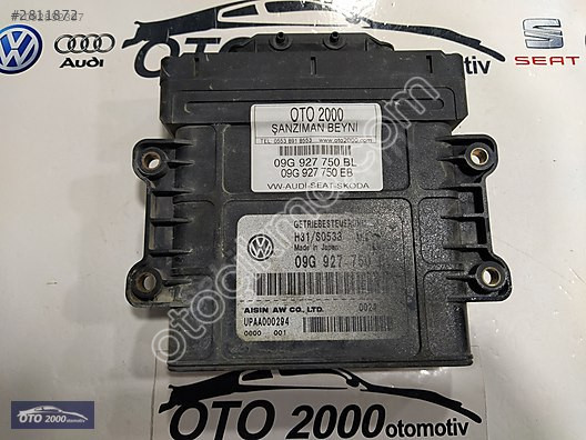 09G927750BL-09G927750EB AUDİ A3 2004-2007 ŞANZIMAN BEYNİ