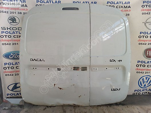 Dacia Logan panelvan arka bagaj