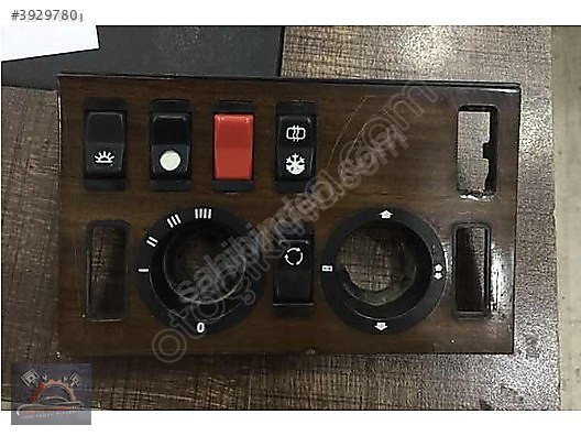MERCEDES W126 ORJ. TORPİDO ORTA MAUN TRİM ÇIKMA TEMİZ