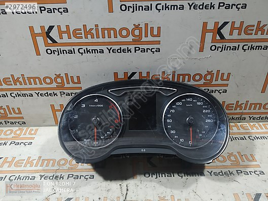 AUDİ A3 KM SAATİ KADRAN GÖSTERGE SAATİ A2C53427456 AR 8V0920 87I