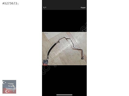CİTROEN C-ELYSEE - PEUGEOT 301 KLİMA BORUSU BENZİNLİ