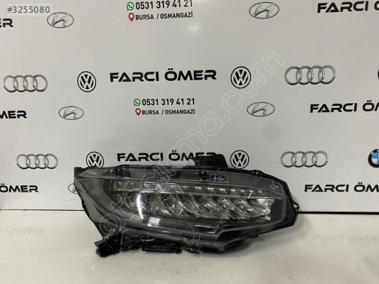 HONDA CİVİC FC5 ORJİNAL SAĞ FAR HATASIZ FULL LED