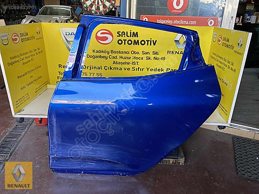 RENAULT CLIO 5 ÇIKMA ORJİNAL SOL ARKA KAPI VE DİĞER PARÇALARI
