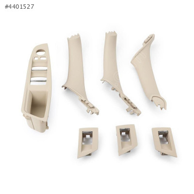 51417225879 BMW F10 F18 KAPI KOL TUTAMAK SETİ 7 PARÇA  (KREM)