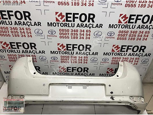 TOYOTA AURİS ARKA TAMPON ÇIKMA ORJİNAL YEDEK PARÇA 15-18