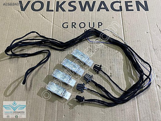 TOUAREG AYAK ALTI AYDINLATMASI LAMBASI IŞIĞI TESİSAT TAKIMI