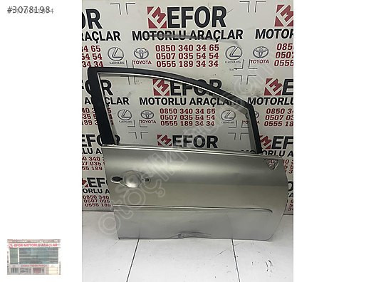 TOYOTA AURİS SAĞ ÖN KAPI ÇIKMA ORJİNAL YEDEK PARÇA 07-12