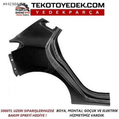 FİESTA ARKA ÇAMURLUK SAĞ SOL 2017 VE ÜZERİ / KAMPANYA