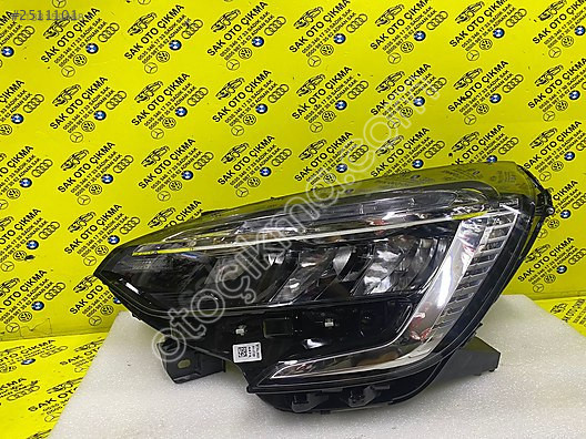 RENAULT CLİO 5 SOL FAR /TOUCH PAKET/ ÇIKMA ORJ MAKO / 260609
