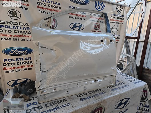 nissan Qashqai j11 ön sol kapı Orjinal beyaz