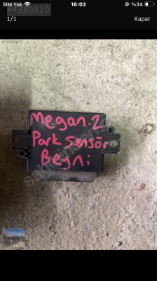 Renault Megane 2 park sensörü beyni
