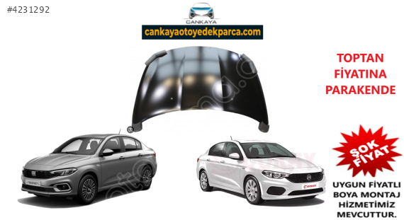 FİAT EGEA MOTOR KAPUTU SIFIR 2014+ 51984308