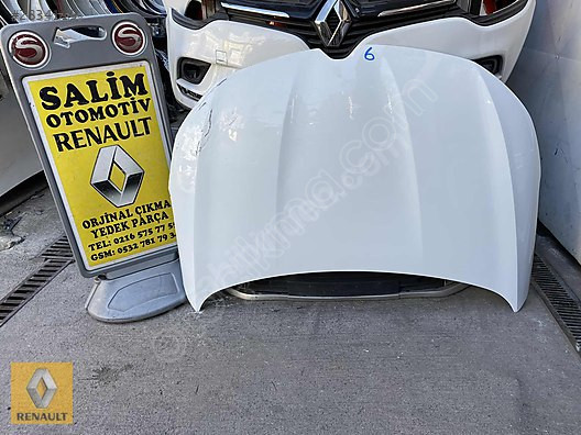 RENAUYLT MEGAN 4 ÇIKMA ORJİNAL MOTOR KAPUTU VE DİĞER PARÇALARI