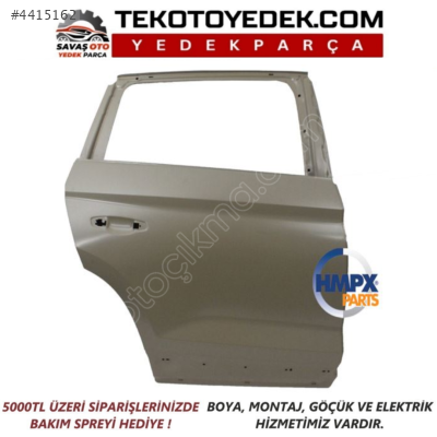 KODİAQ ARKA KAPI SAĞ SOL 2016 VE ÜZERİ / KAMPANYA