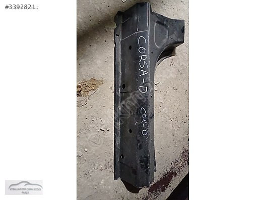 opel corsa D orjinal çıkma sol marşıyla sacı