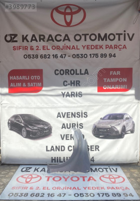 2020-2025 TOYOTA YARİS ÇIKMA ORJİNAL SOL ÖN ÇAMURLUK