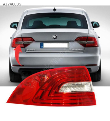 SKODA SÜPERB 2013-2015 SOL DIŞ STOP LEDLİ 3T5945095A