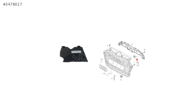 8V5853778 PANJUR BAGLANTI BRAKETİ R A3 SEDAN 13-17.