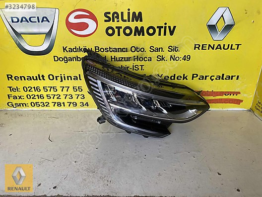 RENAULT MEGAN 4.5 ÇIKMA ORJİNAL İCON SAĞ FAR VE DİĞER PARÇALRI