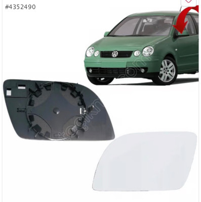 POLO SOL DIŞ AYNA CAMI 2002-2004