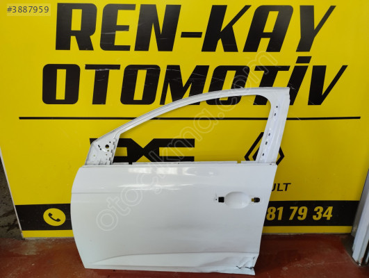 806758481R RENAULT MEGANE 4 SOL ÖN KAPI BEYAZ ORJ RENKAY OTO
