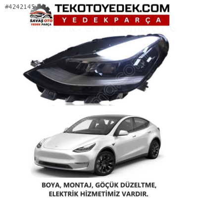 TESLA MODEL Y ÖN FAR SRAĞ SOL 2020 2021 2022 2023 KAMPANYA
