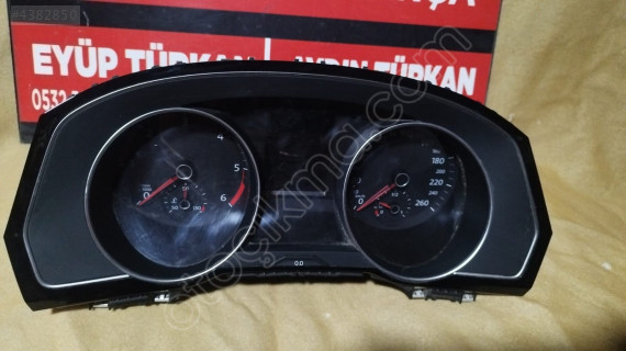 3G0920751C VW PASSAT B8 GÖSTERGE SAATİ ÇIKMA 15-19