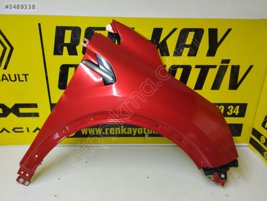 631009055R RENAULT CAPTUR 2 SAĞ ÖN ÇAMURLUK KIRMIZI ORJ RENKAY