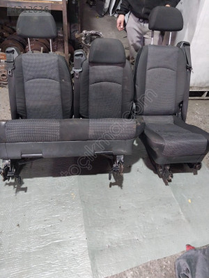MERCEDES VİTO 2013 ÇIKMA ORİJİNAL ARKA 3'LÜ KOLTUK TAKIM
