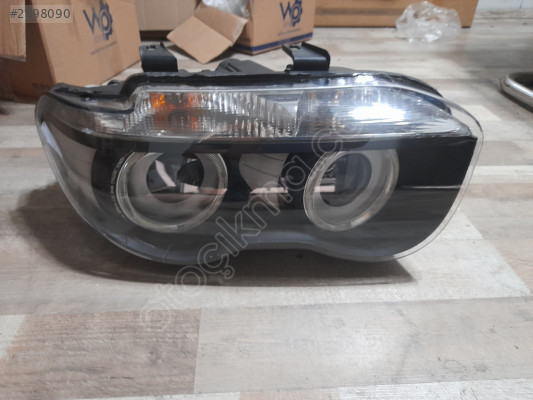 Bmw E65 Sağ Ön Far Orjinal Çıkma [Cam Değişmiştir]