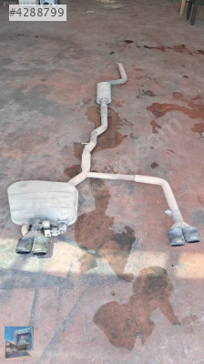 bmw f10 eksoz tam set f10 benzinli eksoz çift çıkış al tak