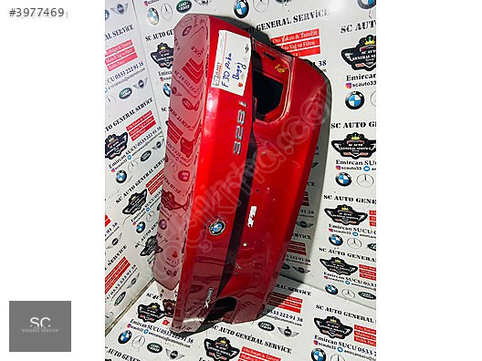 BMW F30 KIRMIZI BOYASIZ BAGAJ - F30 KIRMIZI BAGAJ KAPAĞI BOYASIZ