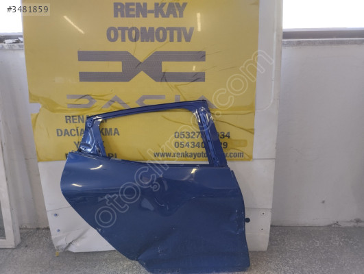 821123280R RENAULT CLİO 5 SAĞ ARKA KAPI MAVİ ORJ RENKAY OTO