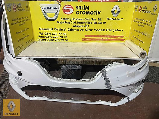 Renault Megane 4 Orjinal Çıkma Ön Tampon ve Ek Parçaları