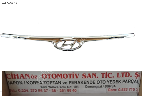 HYUNDAİ İ30 PANJUR ÜST NİKELAJI 2007-2012.