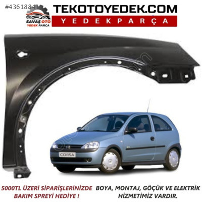 CORSA C ÖN ÇAMURLUK DELİKLİ SAĞ SOL 2002 2003 VE ÜZERİ / KAMPANYA