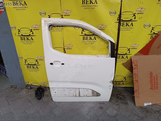 OPEL COMBO E SAĞ ÖN KAPI BEYAZ ÇIKMA ORJİNAL YEDEK PARÇA