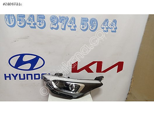 HYUNDAİ İ20 SOL FAR LED MERCEK 2015-2018 92101-C8200