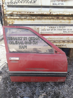 RENAULT 21 ÇIKMA ORJİNAL DOLU SAĞ ÖN KAPI