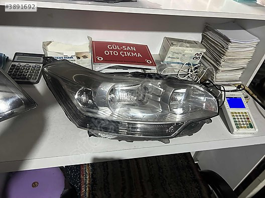 C5 sağ far ÇIKMA ORJİNAL LEDSİZ
